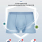 DoCare Men's Ultra-thin Ice Silk Fabric Summer Underwear [Black+Light Grey+Blue]