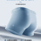 DoCare Men's Ultra-thin Ice Silk Fabric Summer Underwear [Black+Light Grey+Blue]