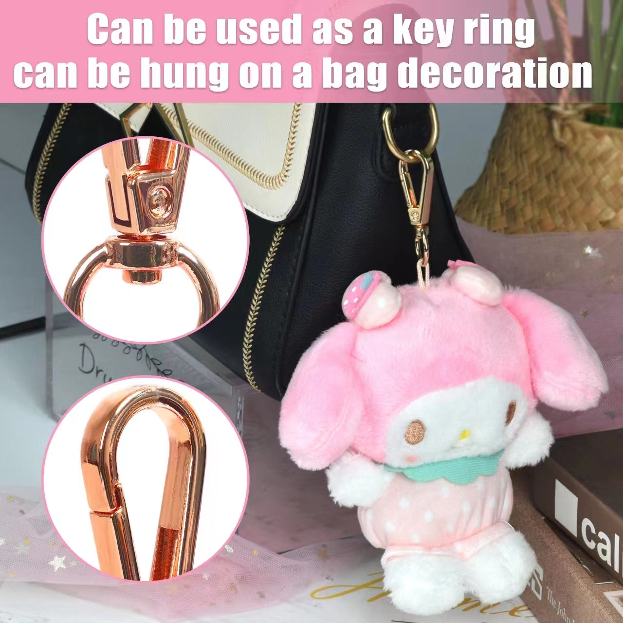 Melody Doll Keychain Bag Charm