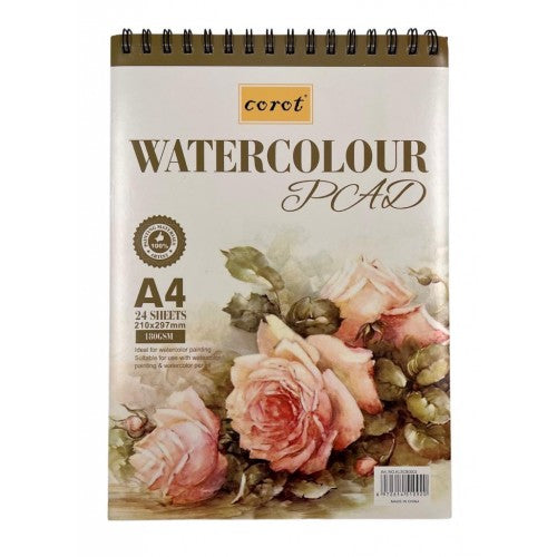 Watercolor Painting Art Pad 24 Sheets 180gsm / A4