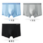 DoCare Men's Zero Feeling Breathable Summer Underwear [Navy+Light Grey+Dark Grey]