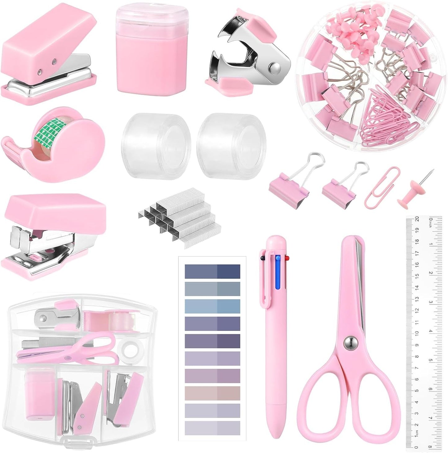 Mini Office/School Supplies - Pink