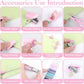 Mini Office/School Supplies - Pink