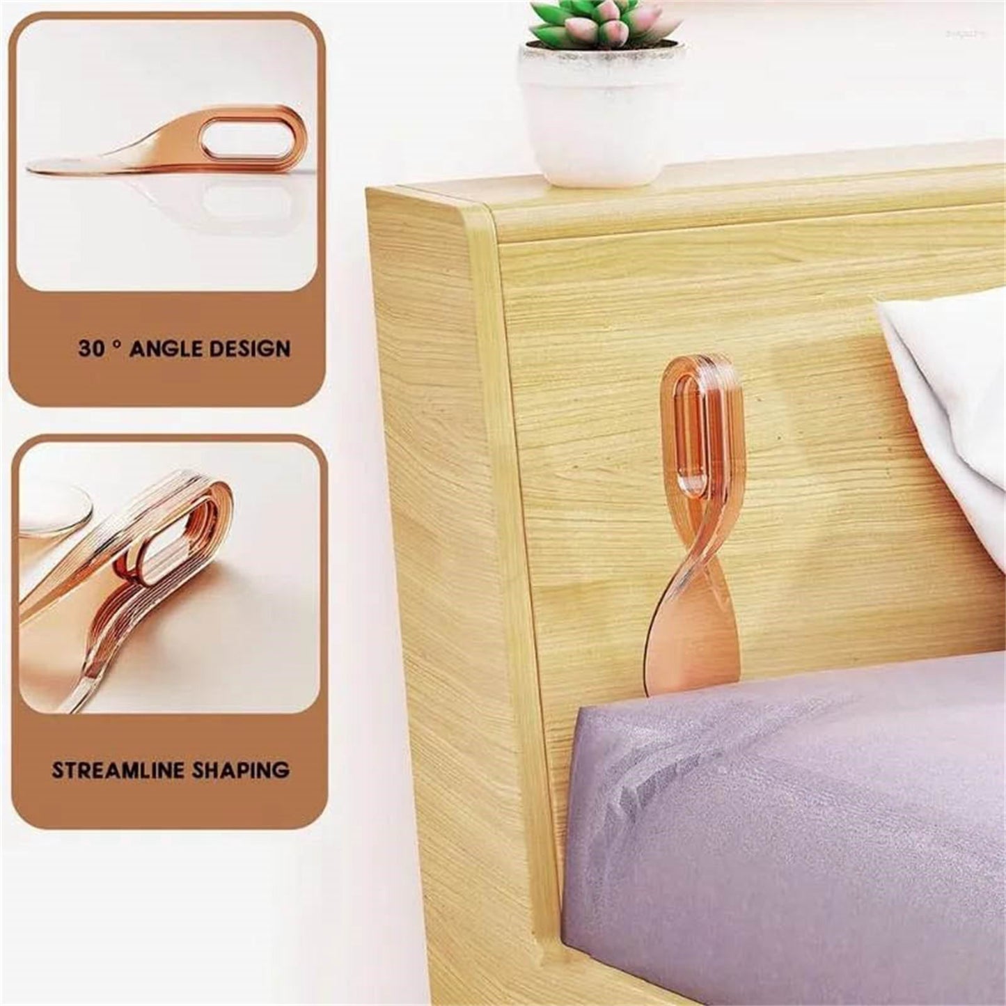 [2 Pack] Mattress Lifter Wedge & Bed Maker Tool for Changing Sheet