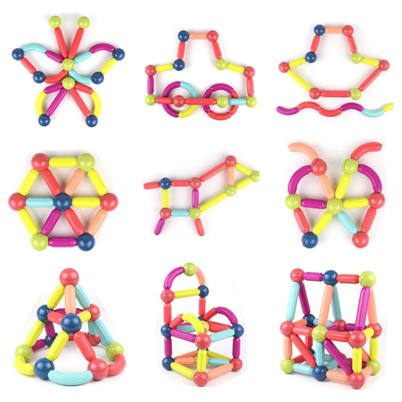 64 Pieces Magnetic Mini Stick Building Blocks Game