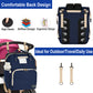 Diaper Bag Backpack with Changing Station - Navy