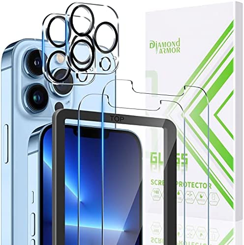 IPhone 14/13 Pro / Pro Max - 2x Tempered Glass Screen Protector + 2x Camera Lens Protector