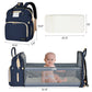 Diaper Bag Backpack with Changing Station - Navy