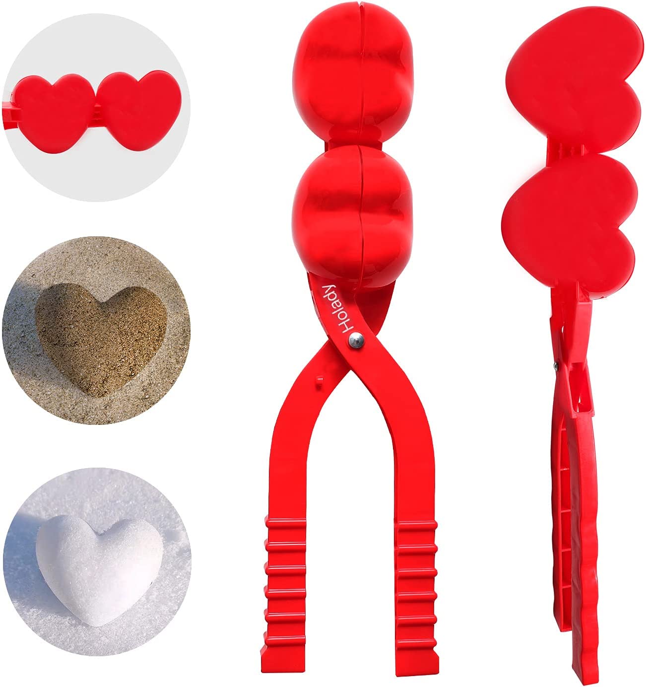 Snowball/Sand Maker Tool (2Pc: Double-Heart + Bear)