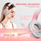 LED Music/Gaming Pink Headsets with Microphones