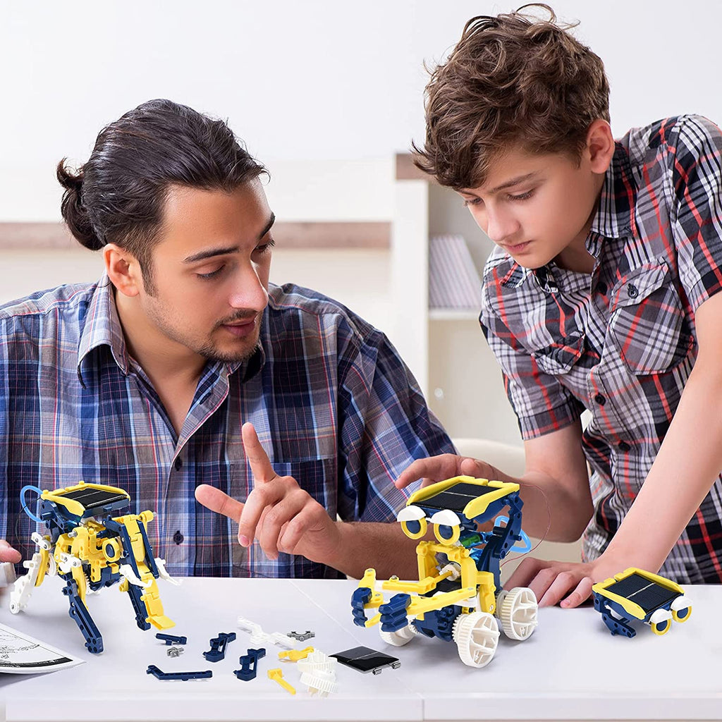 STEM Solar Animal Robot 12in1 with Solar Cell Power (190 Pieces)