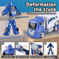 City Police Truck Transformer Robot