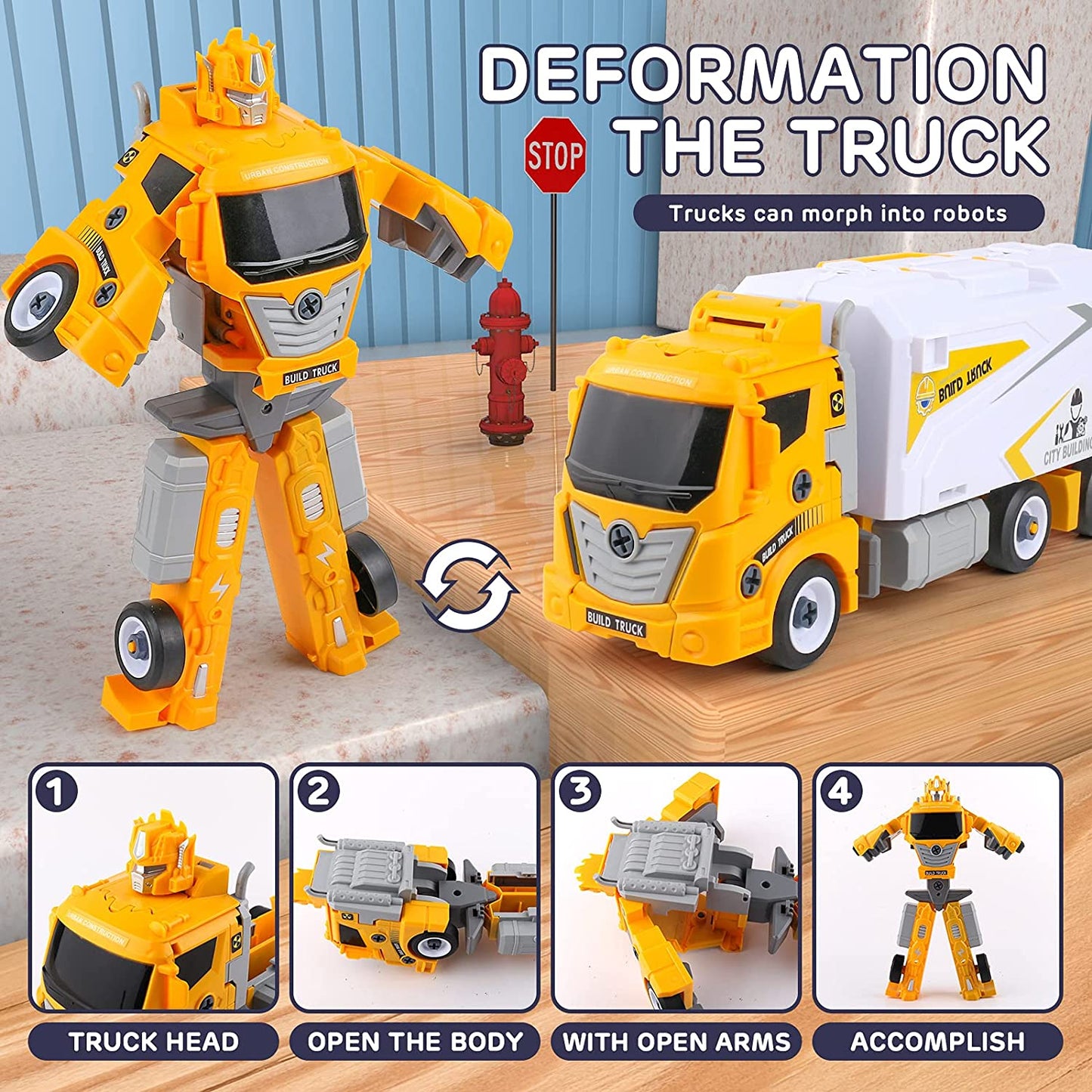 Building Truck Transformer Robot