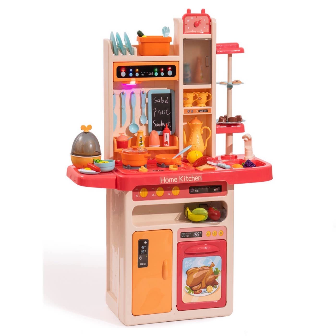 Kids Kitchen Playset 65 Pieces