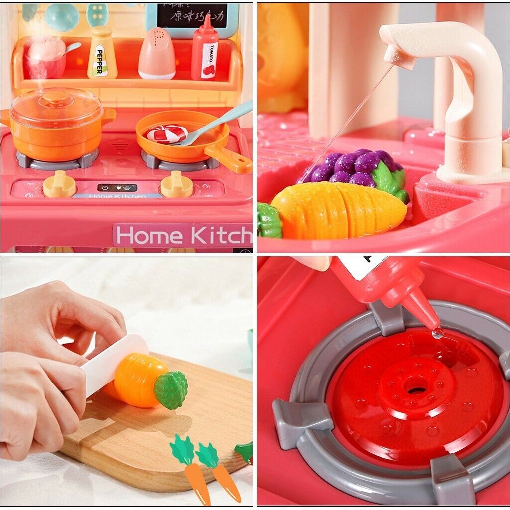 Kids Kitchen Playset 65 Pieces