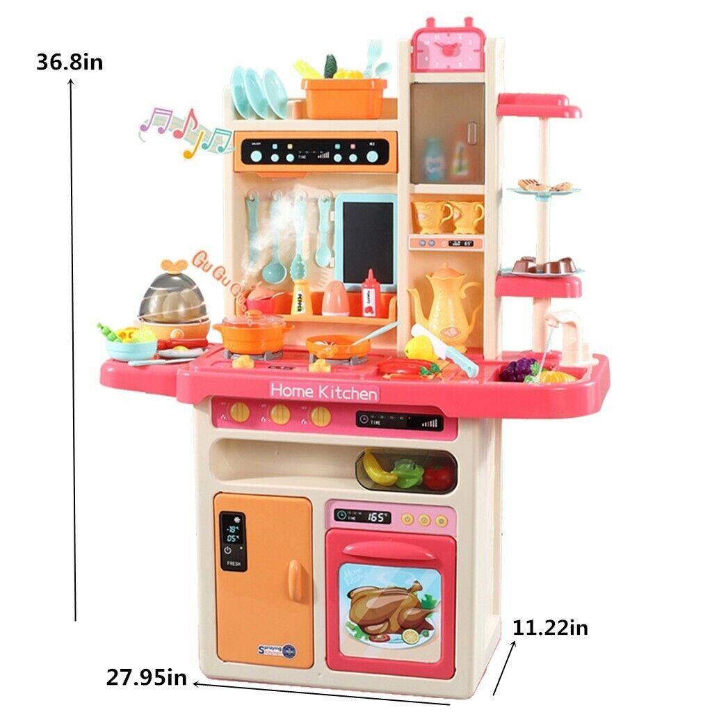 Kids Kitchen Playset 65 Pieces